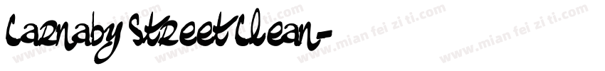 Carnaby Street Clean字体转换